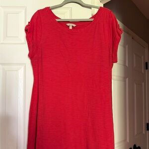 Banana Republic Red Midi Dress